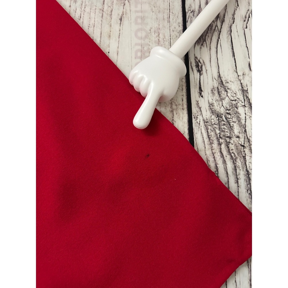 Susan Graver Red Button Front Tunic Top Mandarin Collar 3/4 Sleeve Womens XL‎ - Picture 10 of 10